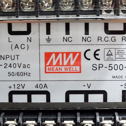 Mean Well Power Supply SP-500-12 RS 644-8228