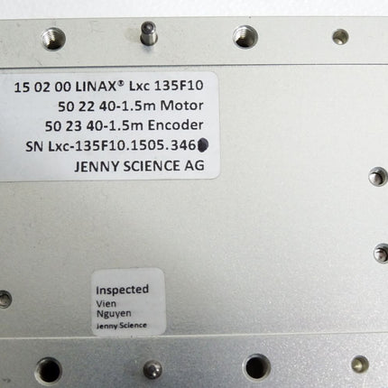 Jenny Science 150200 Linax Lxc 135F10 Linearmotor Achse Top Zustand - Maranos.de