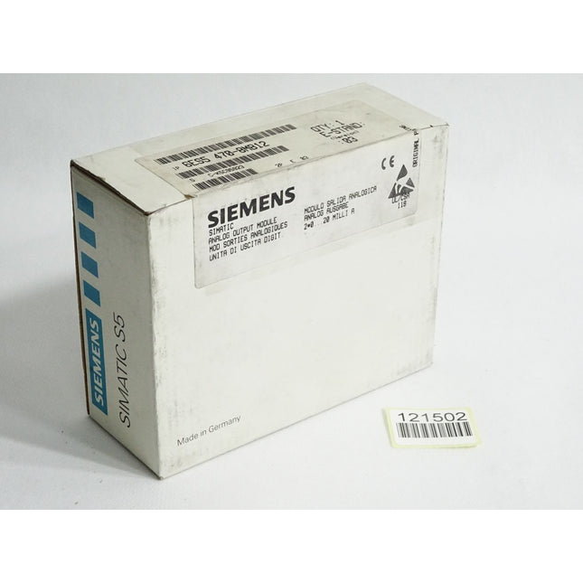 Siemens Analog Output 6ES5470-8MB12 6ES5 470-8MB12 / Neu OVP versiegelt