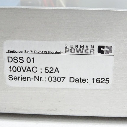 German Power DSS01 Power Supply 400VAC 52A - Maranos.de