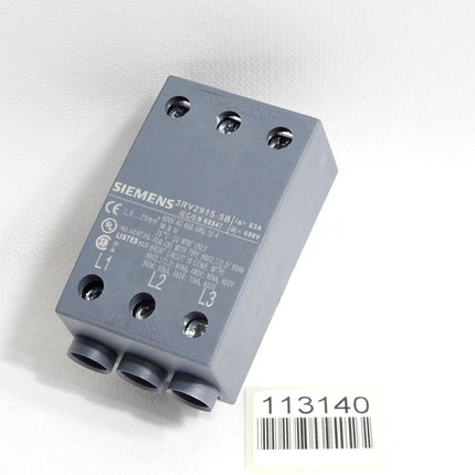 Siemens 3RV2915-5B 3-Phasen-Einspeiseklemme - Maranos.de