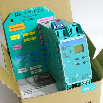 Pepperl+Fuchs 231203 Drehzahlwächter KFD2-DWB-EX1.D / Neu OVP