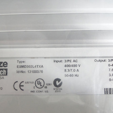 Lenze SMD Frequenzumrichter ESMD302L4TXA 13188576 3.0kW / Neu - Maranos.de