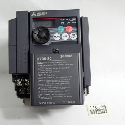 Mitsubishi Electric Inverter FR-D700 FR-D740-012SC-EC 0.4kW - Maranos.de