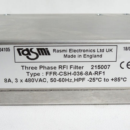 Rasmi Electronics 3 Phasen Filter 215007 FFR-CSH-036-8A-RF1 - Maranos.de