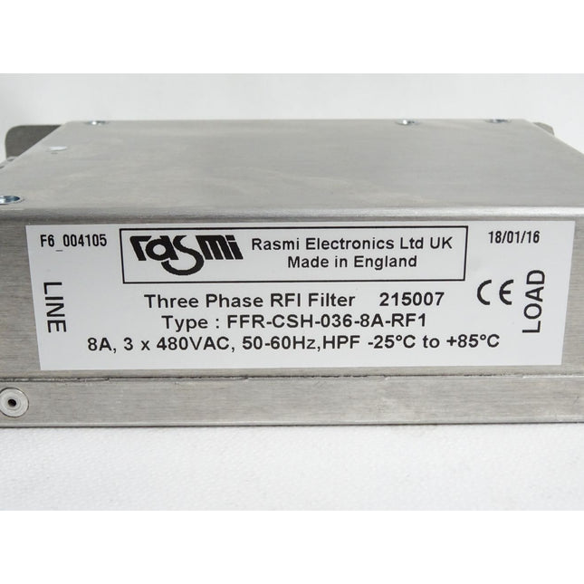 Rasmi Electronics 3 Phasen Filter 215007 FFR-CSH-036-8A-RF1 - Maranos.de