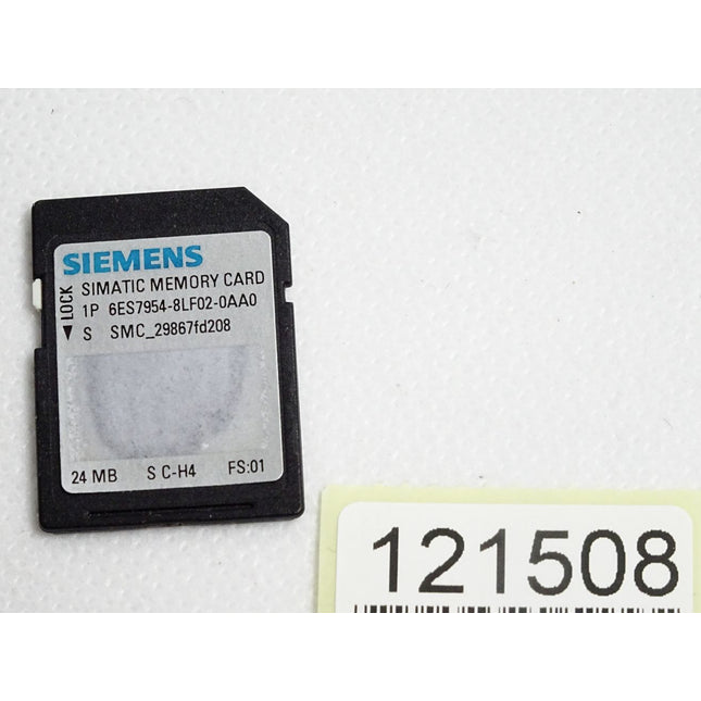 Siemens Micro Memory Card 24MB 6ES7954-8LF02-0AA0 6ES7 954-8LF02-0AA0