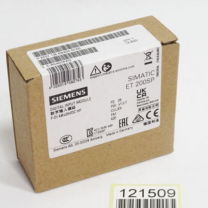 Siemens ET200SP F-DI 6ES7136-6BA00-0CA0 6ES7 136-6BA00-0CA0 / Neu OVP versiegelt