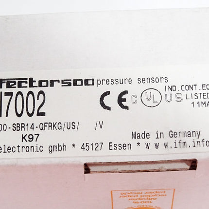 Ifm electronic Drucksensor mit Display PN7002 / Neu OVP