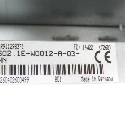 Rexroth Indradrive R911305034 HCS02.1E-W0012-A-03-NNNN R911298371 R911326690 - Maranos.de