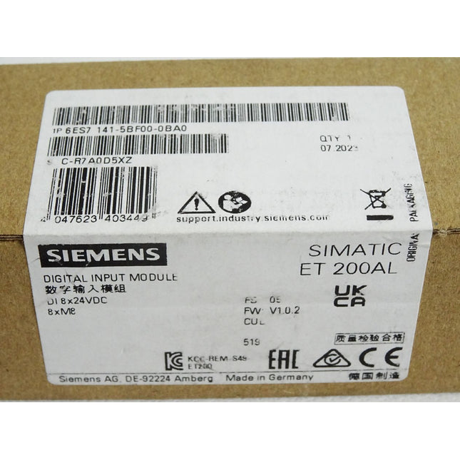 Siemens ET200AL DI 6ES7141-5BF00-0BA0 6ES7 141-5BF00-0BA0 / Neu OVP versiegelt