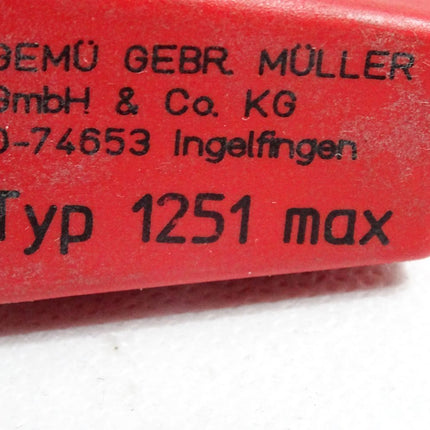 GEMÜ 1251 max Grenzwertgeber - Maranos.de