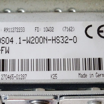 Rexroth Diax Servo Drive Module R911272233 HDS04.1-W200N-HS32-01-FW / Erneuert