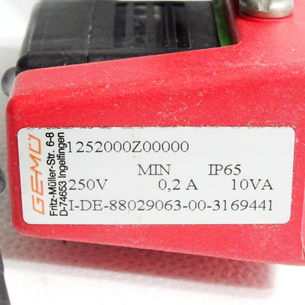 GEMÜ 1252000Z00000 Grenzwertgeber minimal 88029063 - Maranos.de