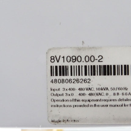 B&R ACOPOS Servoverstärker 8V1090.00-2 4kW