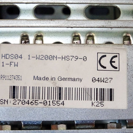 Rexroth Indramat AC-Controller R911274351 HDS04.1-W200N-HS79-01-FW / Erneuert
