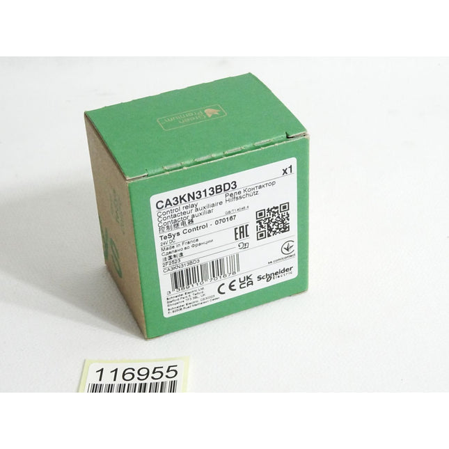 Schneider Electric TeSys Control 070167 Hilfsschütz CA3KN313BD3 / Neu OVP