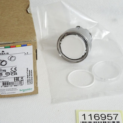 Schneider Electric ZB4BA18 Leuchtdrucktaster weiß / Neu OVP