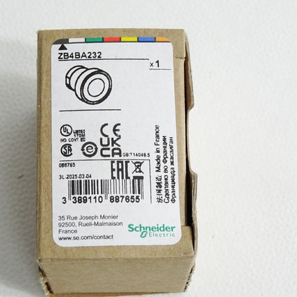 Schneider Electric ZB4BA232 Drucktaster schwarz / Neu OVP