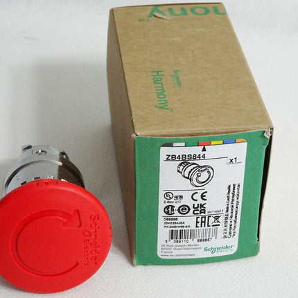 Schneider Electric ZB4BS844 Not-Aus/Not-Halt-Schalter rot / Neu OVP