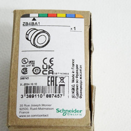 Schneider Electric ZB4BA1 Drucktaster weiß / Neu OVP