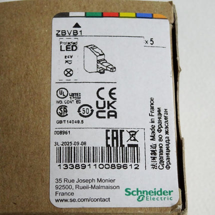 Schneider Electric ZBVB1 LED-Modul / Inhalt:5 Stück / Neu OVP