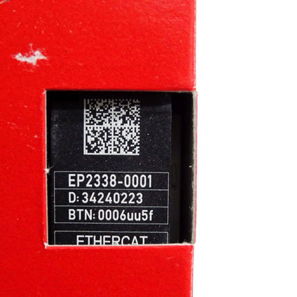 Beckhoff EP2338-0001 EtherCAT Box 8-Kanal-Digital-Kombi / Neu OVP versiegelt - Maranos.de
