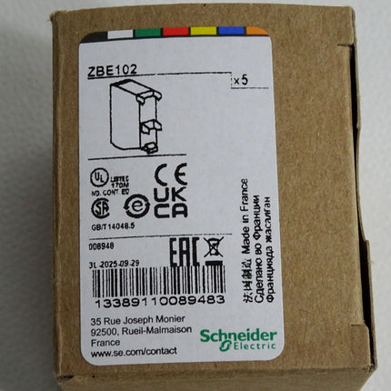 Schneider Electric ZBE102 Hilfsschalter / Inhalt:5 Stück / Neu OVP