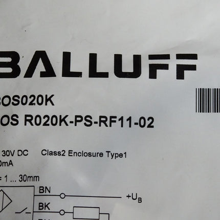 Balluff BOS020K BOS R020K-PS-RF11-02 Kubische Lichttaster / Neu OVP - Maranos.de