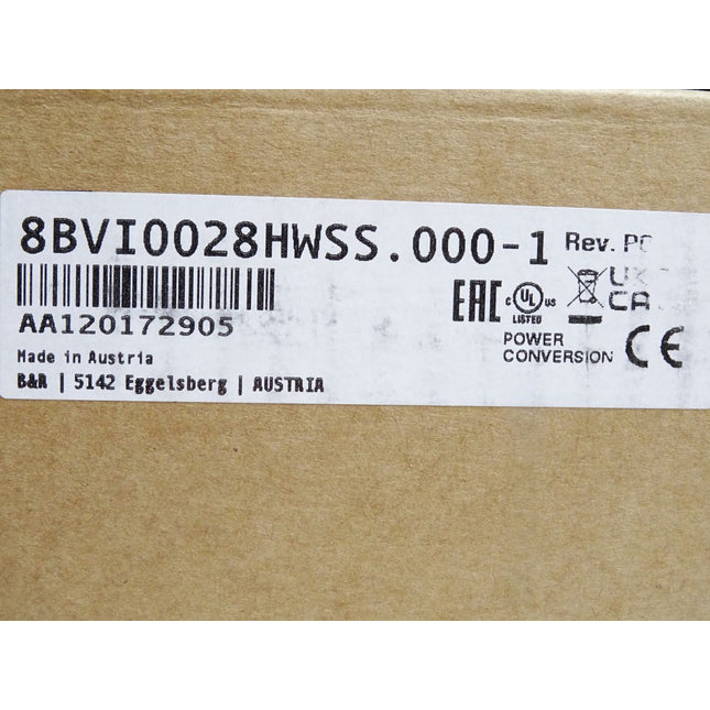 B&R ACOPOS Wechselrichtermodul 3,8A 8BVI0028HWSS.000-1 P0 / Neu OVP versiegelt