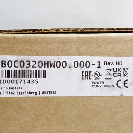 B&R ACOPOS Hilfsversorgungsmodul 32A 8B0C0320HW00.000-1 H0 / Neu OVP versiegelt