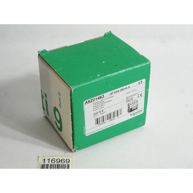 Schneider Electric FI-Schutzschalter A9Z01463 4P 63A 30mA A / Neu OVP