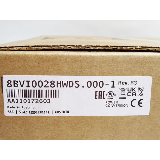 B&R ACOPOS Wechselrichtermodul 3,8A 8BVI0028HWDS.000-1 R3 / Neu OVP versiegelt