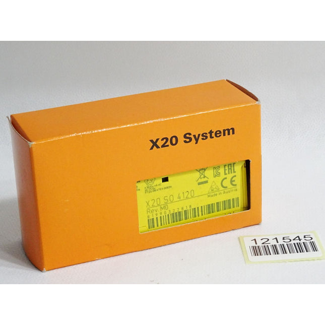 B&R X20SO4120 Rev.M0 X20 SO 4120 4 sichere digitale Ausgänge / Neu OVP