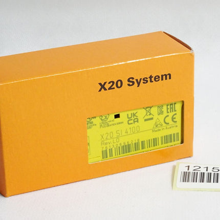 B&R X20SI4100 Rev.L0 4 sichere digitale Eingänge / Neu OVP