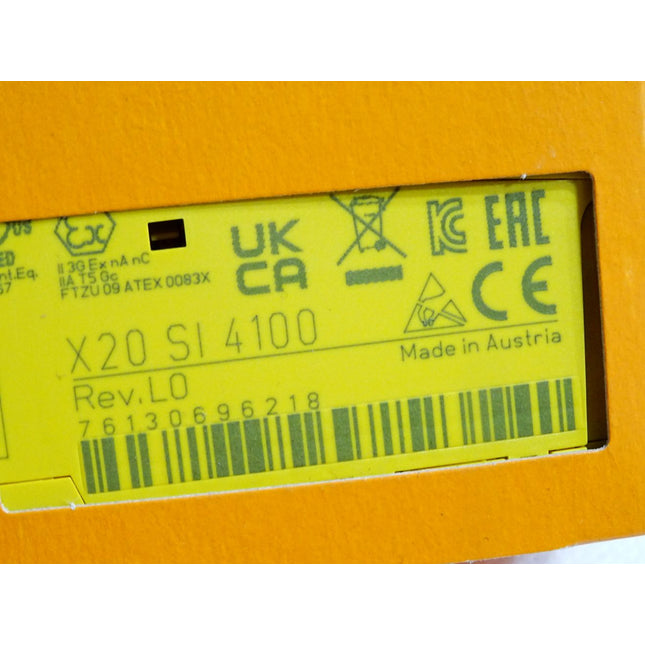 B&R X20SI4100 Rev.L0 4 sichere digitale Eingänge / Neu OVP