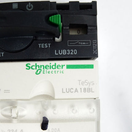 Schneider Electric Motorabgang TeSys Steuereinheit LUCA18BL + LUB320 + LUFC00 - Maranos.de