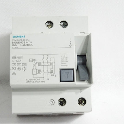 Siemens FI Schalter 5SM3621-4KK14 SIQUENCE RCCB 16A 300mA - Maranos.de