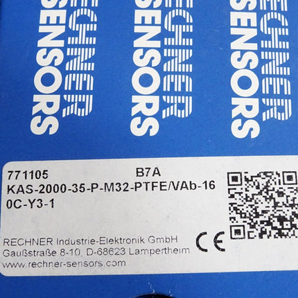 Rechner Sensors 771105 KAS-2000-35-P-M32-PTFE/VAb-160C-Y3-1 Sensor / Neu OVP - Maranos.de