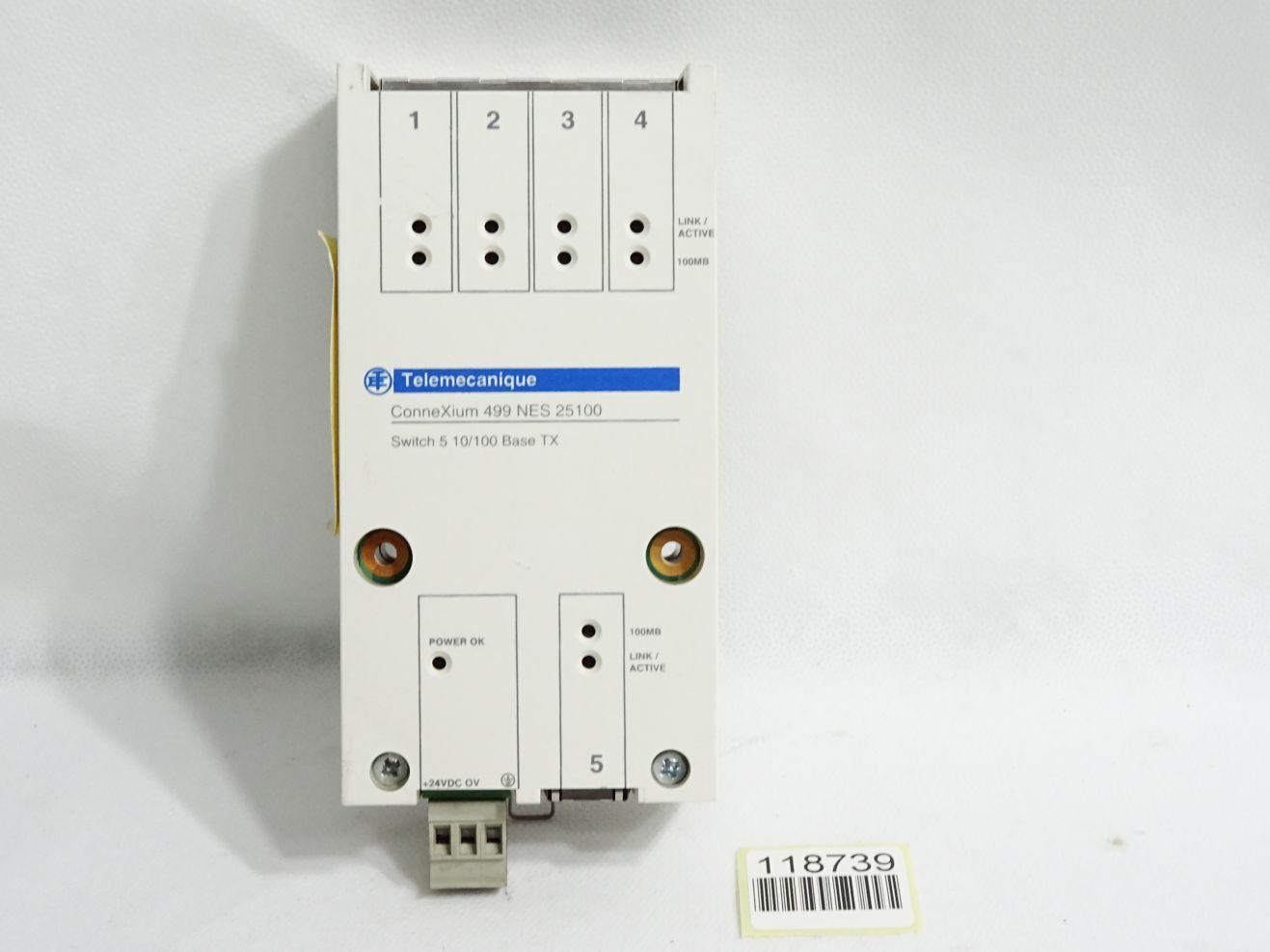 Schneider Electric Ethernet TCP/Ip switch 499NES25100