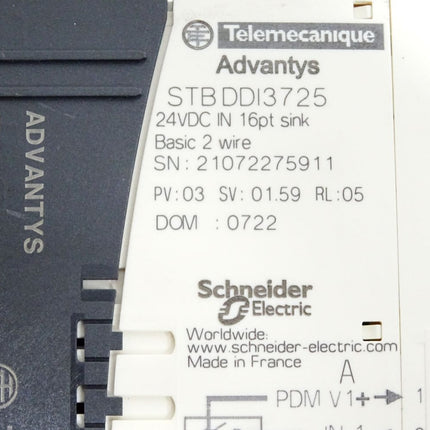 Schneider Electric Telemecanique Advantys Digital Input STBDDI3725 + STBXBA3000 - Maranos.de