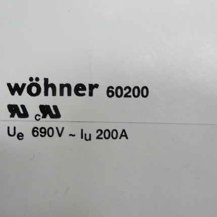 Wöhner 60200 Sammelschienenadapter 200A