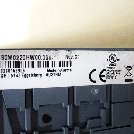 B&R ACOPOSmulti Montageplatte 22 Steckplätze 8B0M0220HW00.000-1 / Neuwertig