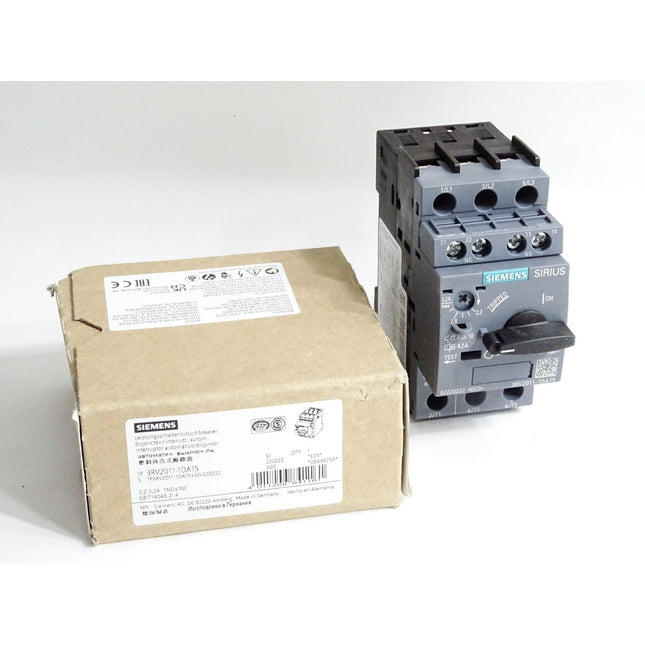 Siemens Leistungsschalter 3RV2011-1DA15 / Neu OVP