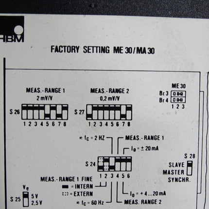 HBM ME30 Measurement Control Board Phoenix Steckkartenhalter 2263036 SKBI 64/C64 - Maranos.de