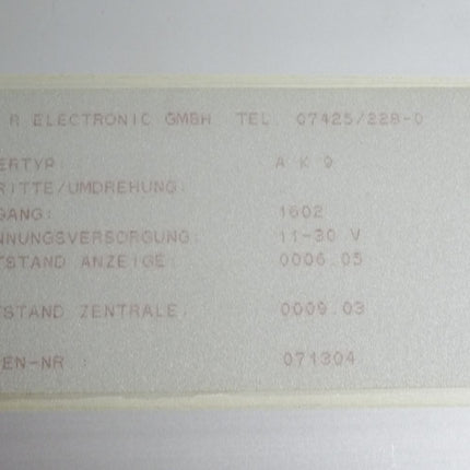 TR Electronic AK9 SW 006.05 009.03 - Maranos.de