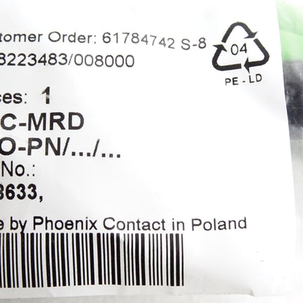 Phoenix Contact Netzwerkkabel 1408633 NBC-M12MRD-PN / Neu OVP - Maranos.de