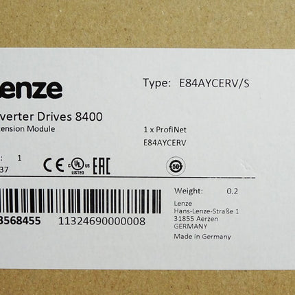 Lenze Inverter Drives Extension Module 13568455 E84AYCERV/S / Neu OVP versiegelt - Maranos.de