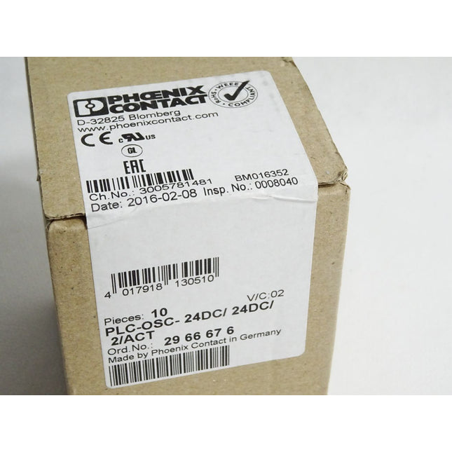 Phoenix Contact PLC-OSC-24DC/24DC/2/ACT 2966676 2966058 2966595 OVP versiegelt