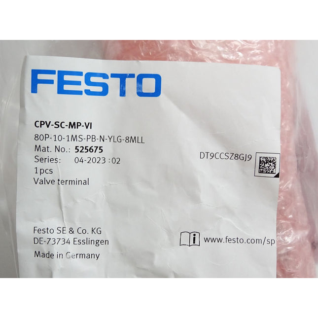 Festo 525675 Ventilinsel CPV-SC-MP-VI 80P-10-1MS-PB-N-YLG-8MLL / Neu OVP - Maranos.de